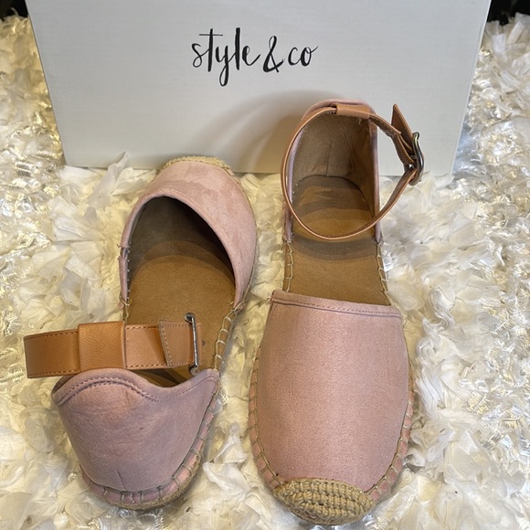 Style Co Pink Flats Size 7 - Picture 3 of 6